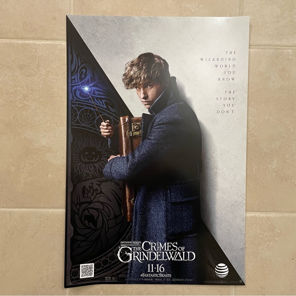 "Fantastic Beasts: The Crimes of Grindelwald" Newt Scamander AT&T Movie Poster